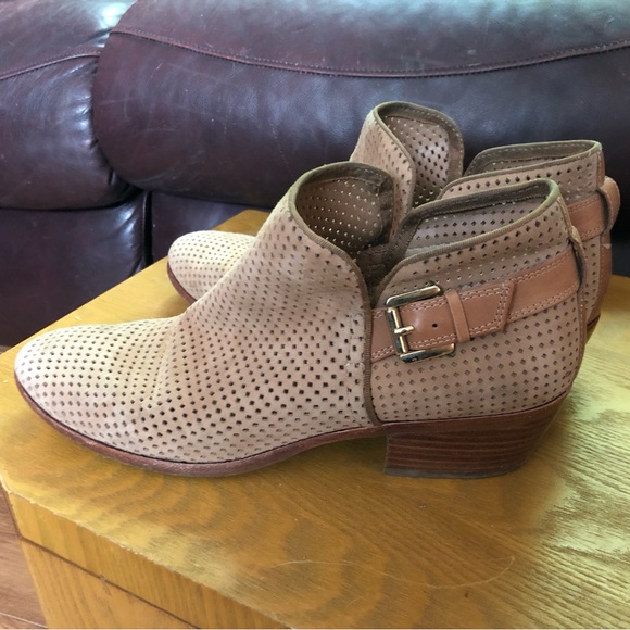 Sam Edelman Leather Ankle Booties - Picture 3 of 8